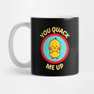 You Quack Me Up - Cute Duck Pun Mug